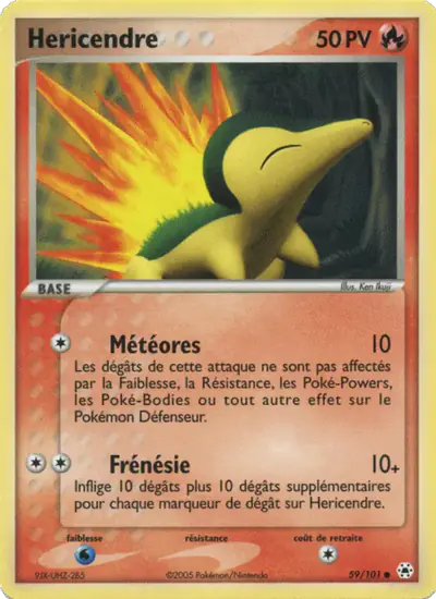 Image de la carte Pokemon Hericendre 59/101