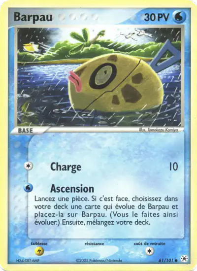 Image de la carte Pokemon Barpau 61/101