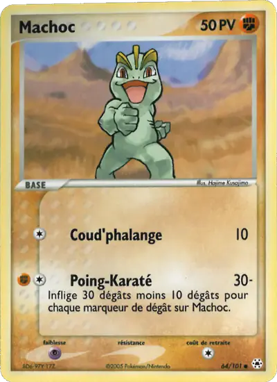 Image de la carte Pokemon Machoc 64/101