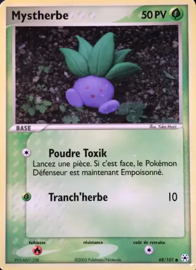 Image de la carte Pokemon Mystherbe 68/101