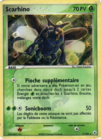 Image de la carte Pokemon Scarhino 7/101