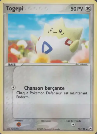 Image de la carte Pokemon Togepi 78/101
