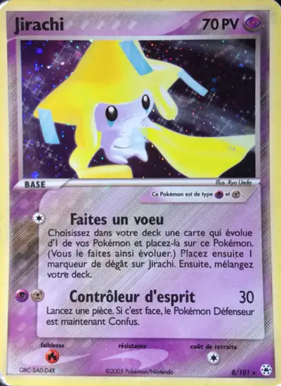 Image de la carte Pokemon Jirachi 8/101