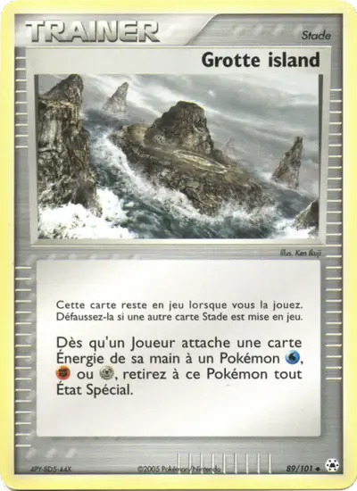 Image de la carte Pokemon Grotte island 89/101