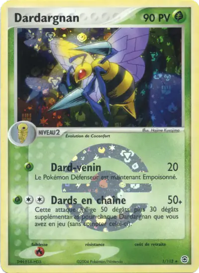 Image de la carte Pokemon Dardargnan 1/112