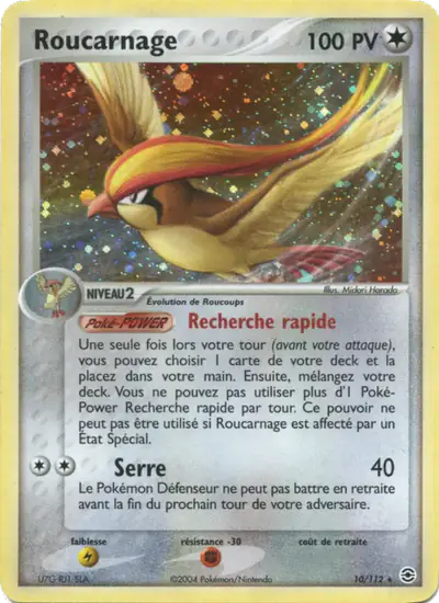 Image de la carte Pokemon Roucarnage 10/112
