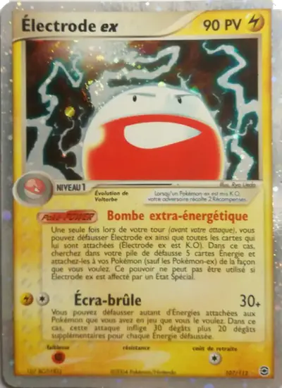 Image de la carte Pokemon Électrode ex 107/112