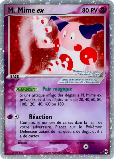 Image de la carte Pokemon M. Mime ex 111/112