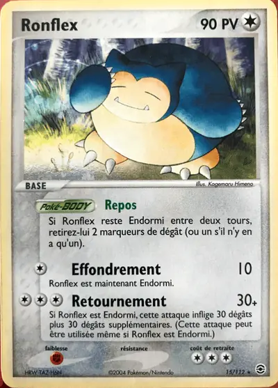 Image de la carte Pokemon Ronflex 15/112