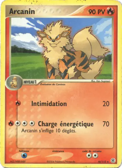Image de la carte Pokemon Arcanin 18/112