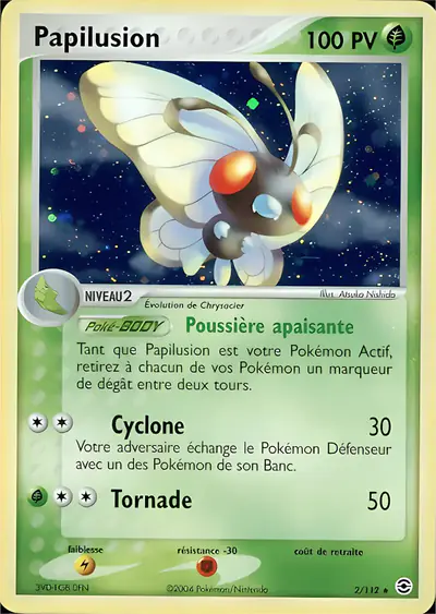 Image de la carte Pokemon Papilusion 2/112