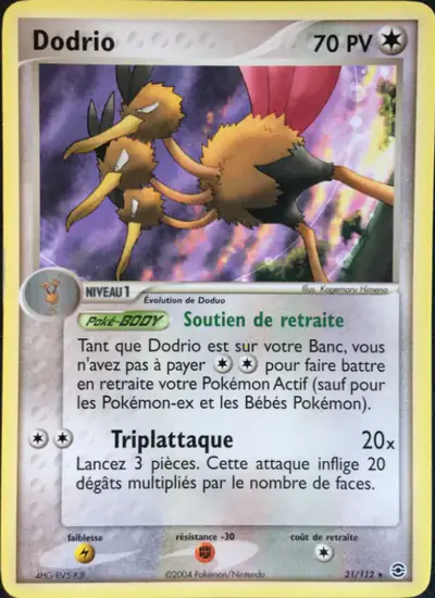 Image de la carte Pokemon Dodrio 21/112