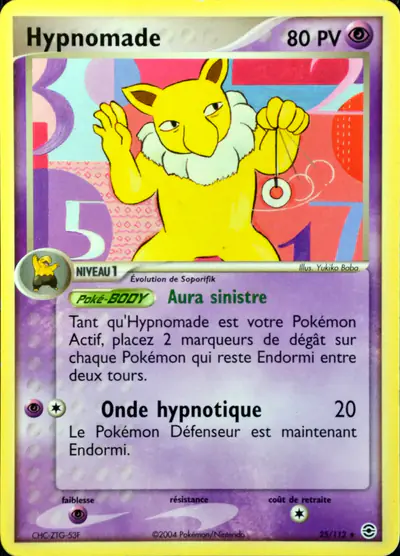 Image de la carte Pokemon Hypnomade 25/112