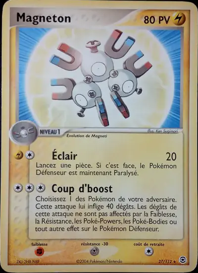 Image de la carte Pokemon Magnéton 27/112