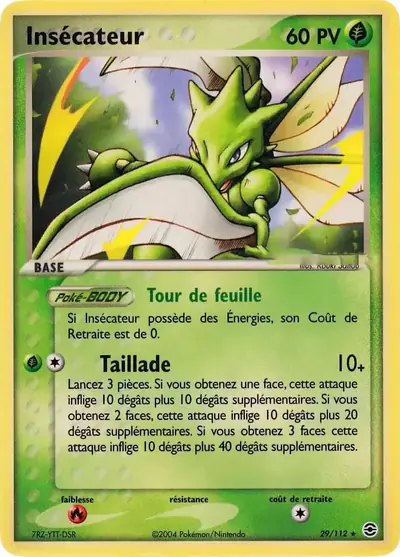 Image de la carte Pokemon Insécateur 29/112