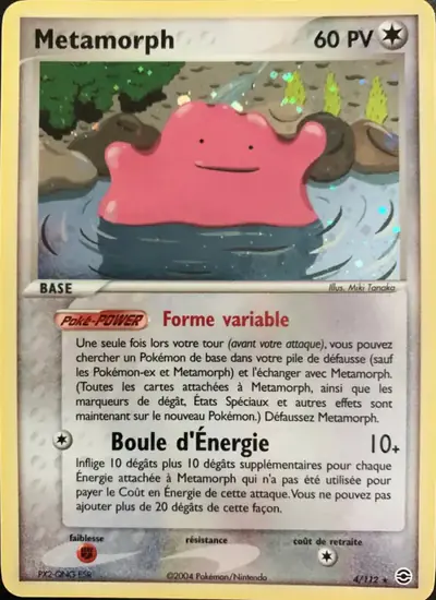 Image de la carte Pokemon Metamorph 4/112
