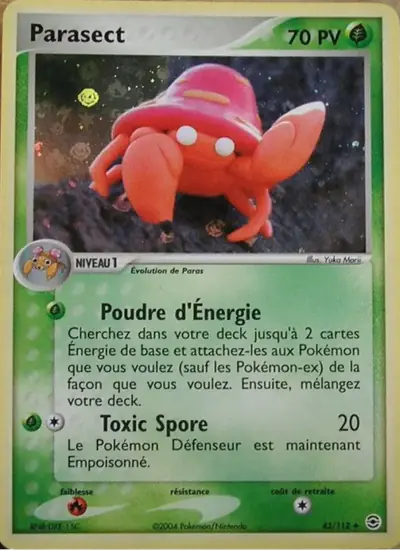Image de la carte Pokemon Parasect 43/112