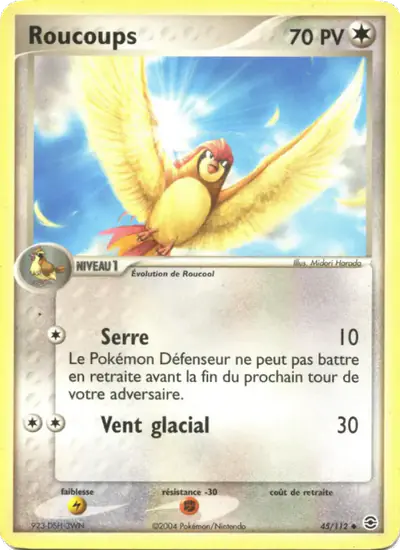 Image de la carte Pokemon Roucoups 45/112