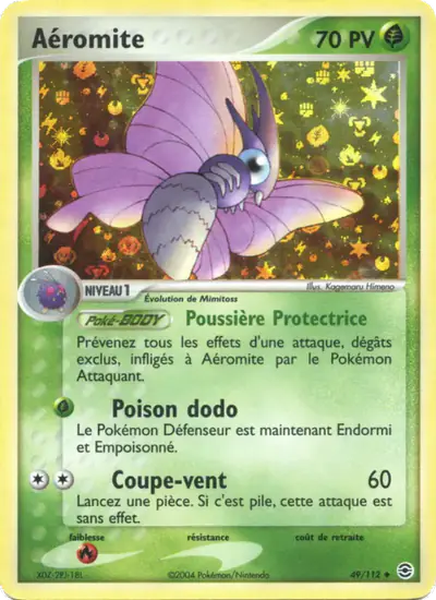 Image de la carte Pokemon Aéromite 49/112