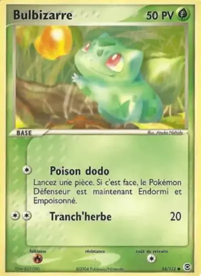 Image de la carte Pokemon Bulbizarre 54/112
