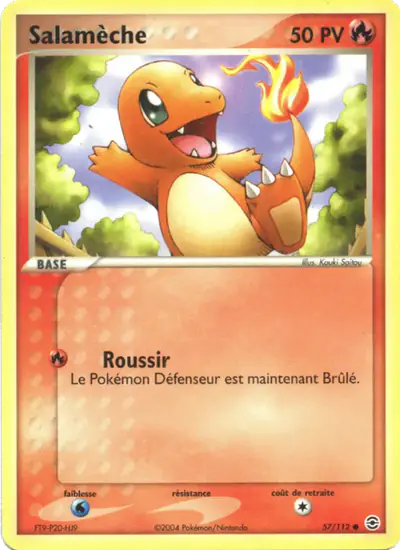 Image de la carte Pokemon Salamèche 57/112