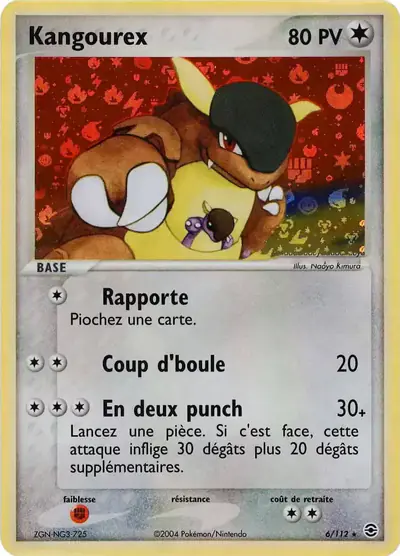 Image de la carte Pokemon Kangourex 6/112