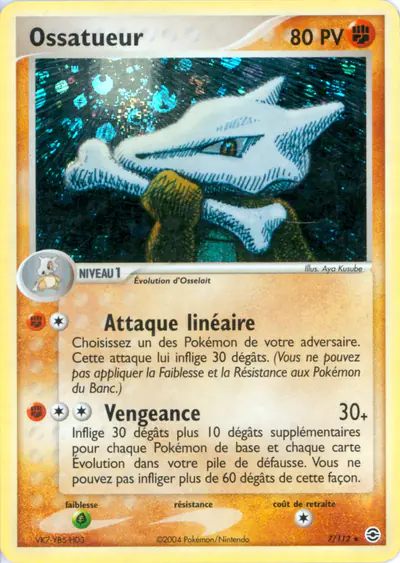 Image de la carte Pokemon Ossatueur 7/112