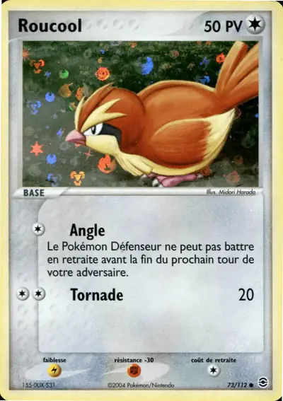 Image de la carte Pokemon Roucool 73/112
