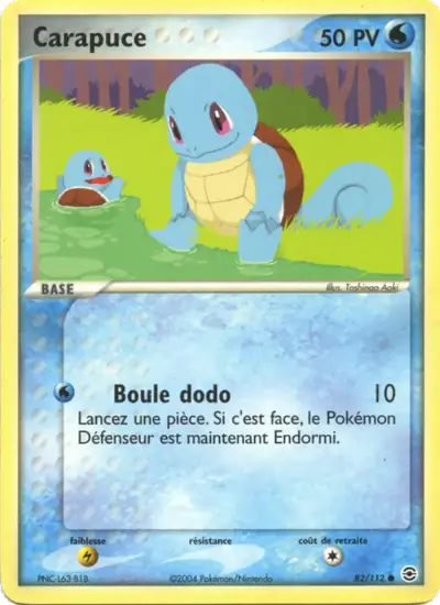 Image de la carte Pokemon Carapuce 82/112