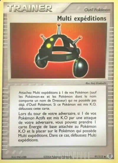 Image de la carte Pokemon Multi expéditions 91/112