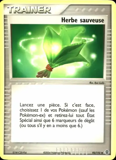Image de la carte Pokemon Herbe sauveuse 93/112