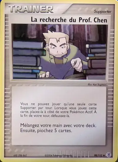 Image de la carte Pokemon La recherche du Prof. Chen 98/112
