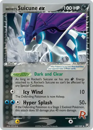 Rocket's Suicune ex 105/109