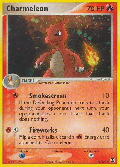 Image de la carte Pokemon Charmeleon 110/109