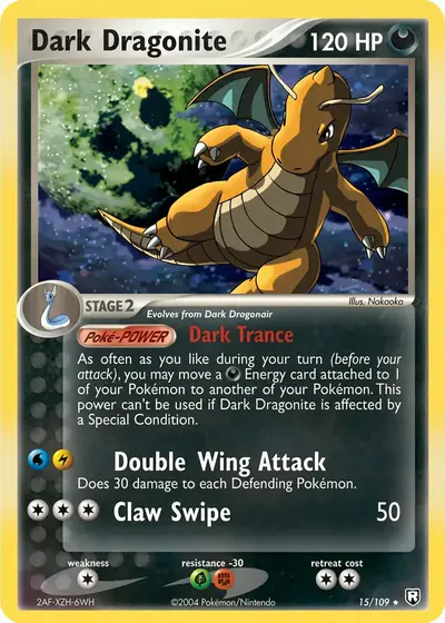 Image de la carte Pokemon Dark Dragonite 15/109
