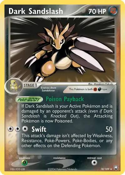 Image de la carte Pokemon Dark Sandslash 18/109