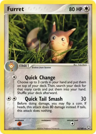Image de la carte Pokemon Furret 22/109