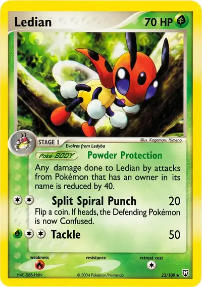 Image de la carte Pokemon Ledian 23/109
