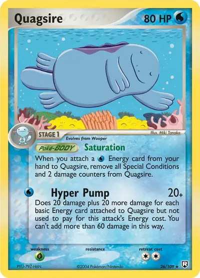Image de la carte Pokemon Quagsire 26/109