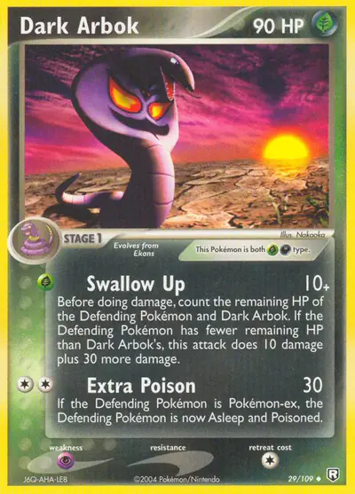Image de la carte Pokemon Dark Arbok 29/109