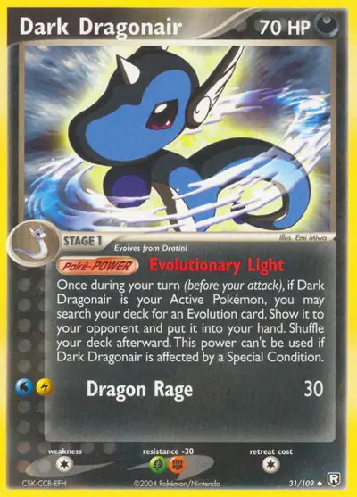 Image de la carte Pokemon Dark Dragonair 31/109