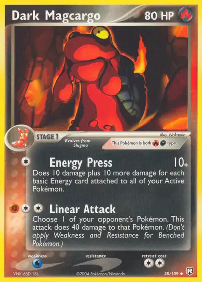 Image de la carte Pokemon Dark Magcargo 38/109