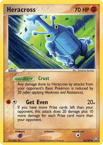 Carte Pokémon Heracross 43/109 — Team Rocket Returns