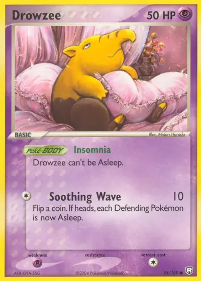 Image de la carte Pokemon Drowzee 54/109
