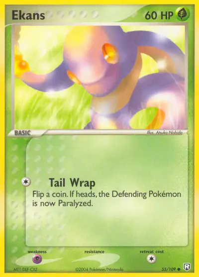 Image de la carte Pokemon Ekans 55/109
