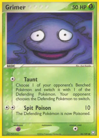 Image de la carte Pokemon Grimer 56/109