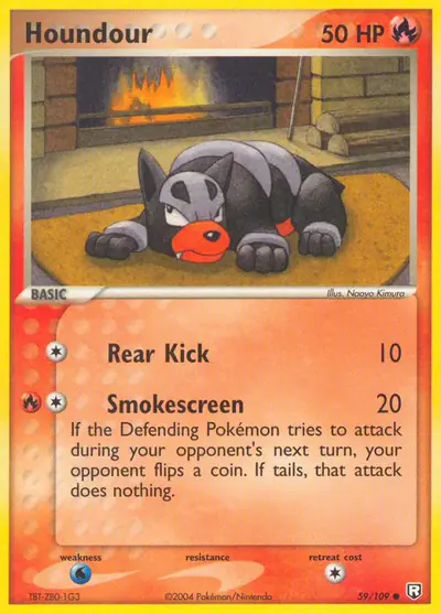 Image de la carte Pokemon Houndour 59/109