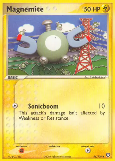 Image de la carte Pokemon Magnemite 66/109