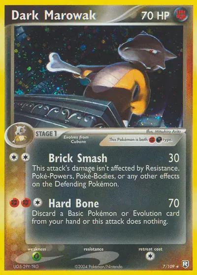 Image de la carte Pokemon Ossatueur Obscur 7/109