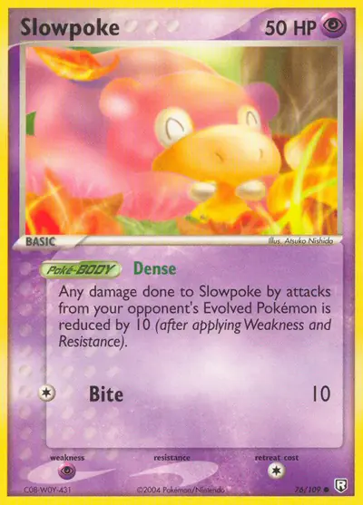 Image de la carte Pokemon Slowpoke 76/109
